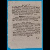 Duisburger Intelligenz Zettel Ausgabe vom 4.4.1806 XX selten (18510