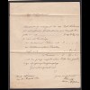 1862 LOBURG R2 Altbrief nach MÖRKERN mit Inhalt (32492