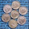 Niederlande 10 Cent Silber 7 versch. Jahrgänge (b476