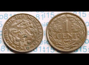 Niederlande NEDERLAND 1 Cent 1940 (m017