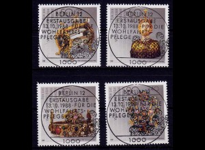 Bundesrepublik 1988 Vollstempel ESST 1383-86 (b144