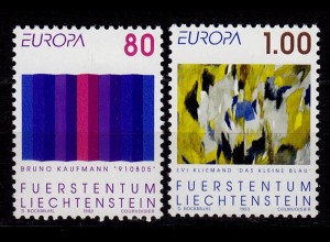 Liechtenstein Europa Cept 1993 Mi.1054-55 ** unter Postpreis (c054