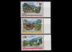 Liechtenstein Dorfansichten 1997 Mi.1148-50 ** unter Postpreis (c094