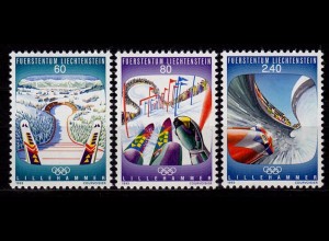 Liechtenstein Winter Olympiade 1993 Mi.1076-78 ** unter Postpreis (c064