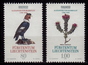  Liechtenstein Europa Cept 1994 Mi.1079-80 ** unter Postpreis (c065