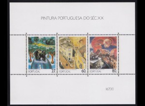 Portugal 1988 Gemälde 20. Jahrhundert Block 61 ** postfrisch MNH (d346