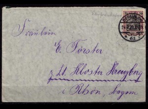 Berlin 61 24.7.1920 nach Kloster Kreuzberg Rhön (b654