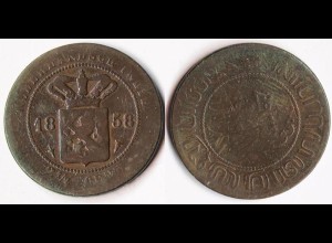 Niederländisch Indien - Nederlands Indie - 2 1/2 Cent 1858 (r360
