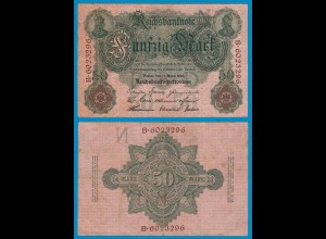 Reichsbanknote 50 Mark 1910 Rosenberg 42 -VF = 3 (18986