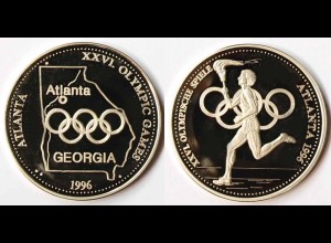 Medaille Olmpische Spiele Atlanta in Georga 1996 USA XXVI. OLYMPC GAMES (r572