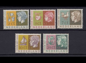 Niederlande Mi. 631-635 postfrisch Voor het Kind 1953 (80018