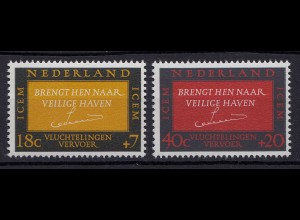 Niederlande Mi. 856-857 postfrisch Zwischenstaatliches (ICEM) 1966 (80050