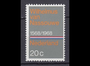 Niederlande Mi. 901 postfrisch 400 Jahre Nationalhymne 1968 (80062