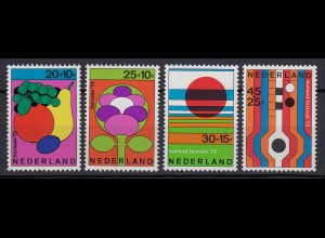 Niederlande Mi. 983-986 postfrisch Sommermarken 1972 (80084