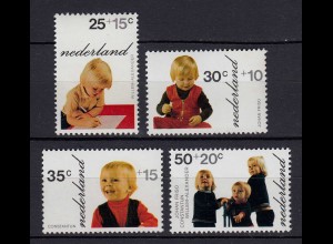 Niederlande Mi. 1001-1004 postfrisch Voor het Kind Prinzen 1972 (80090