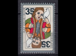 Niederlande Mi. 1055 postfrisch Internationales Jahr der Frau 1975 (80108