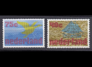 Niederlande Mi. 1079-1080 postfrisch Zuiderseeprojekt 1976 (80119