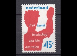 Niederlande Mi. 1081 postfrisch Druckereinverband 1976 (80120