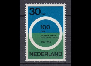 Niederlande Mi. 799 postfrisch Postkonferenz 1963 (80125