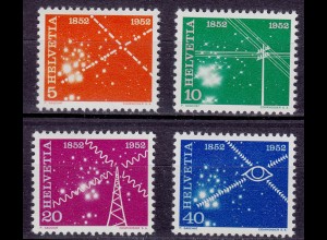 Schweiz Mi. 566-569 postfrisch 100 Jahre elekrisches Nachrichtenwesen 1952 (11228