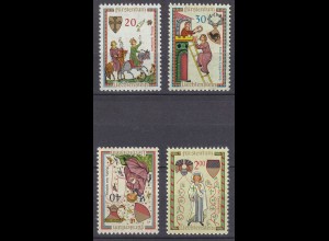 Liechtenstein Mi. 420-423 postfrisch Minnesänger 1962 (11318
