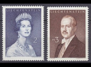 Liechtenstein Mi. 402-403 postfrisch Freimarken 1960 (11323