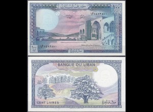 LIBANON - LEBANON 100 Livres Banknote 1988 UNC Pick 66d (11979