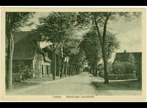 AK Leezen Hamburger Landstraße Segeberg Oldesloe gelaufen 1930 (2091