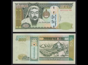 Mongolei - Mongolia 500 Tugrik 2007 Banknote UNC Pick 66 (19974