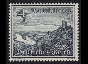 DR Drittes Reich 4 Pfennig 1939 Mi. 731 WHW Drachenfels Mi 9,00 € (20075