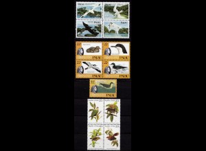 Palau Islands Vögel Birds 1983 + 1984 + 1985 ** Mi. 5-8 + 47-50 + 65-69 (9636