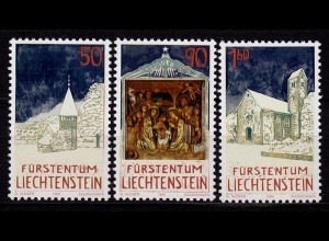 Liechtenstein Weihnachten 1992 Mi.1050-52 ** unter Postpreis (c052
