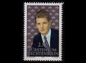 Liechtenstein Erbprinz Alois 1992 Mi.1053 ** unter Postpreis (c053