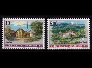  Liechtenstein Dorfansichten 5 Fr.+ 0,10 1996 Mi.1126-27 ** u. Postpreis (c084
