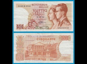 Belgien - Belgium 50 Francs 16-05-1966 - Pick 139 VF (19109