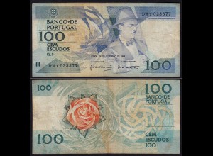 Portugal - 100 Escudos Banknote 24.11.1988 Pick 179f F (4) (21738