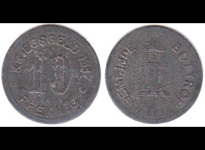 Bottrop Westfalen Germany 10 Pfennig Notgeld/Warmoney 1917 zinc (4133