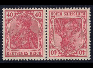 Deutsches Reich K3 postfrisch Germania Zusammendruck (22355