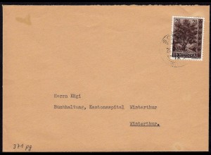 Liechtenstein 1959 Brief Mi. 371 EF Bergahorn (23031