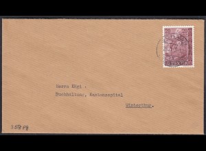 Liechtenstein Brief Schaan nach Winterthur Mi. 358 (23040