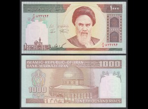 IRAN (Persien) - 1000 RIALS (1992) Sign 28 Pick 143c UNC (1) (24165