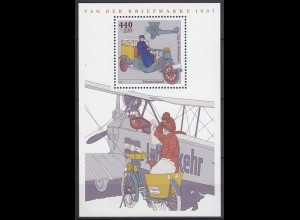 Bund BRD Luftverkehr MiNr. Bl. 41 T.d.Briefmarke 1997 ** postfrisch (5489