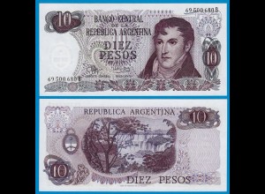 Argentinien - Argentina 10 Pesos UNC (1) 1970-73 Pick 289 (18668
