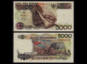 INDONESIEN - INDONESIA 5000 RUPIAH 1992/1992 Pick 130a VF+ (3+) (17929