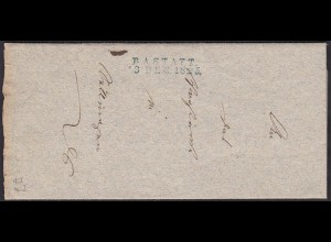Baden - 1825 Brief RASTATT L2b mit Inhaltn (15853