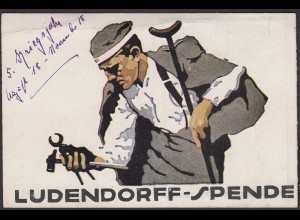 AK Künstler Ludendorff-Spende Kriegsbeschädigte Kriegsopfer 1918 (24464