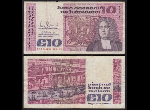 IRLAND - IRELAND 10 POUND Banknote 1991 Pick 72c F (4) (24949