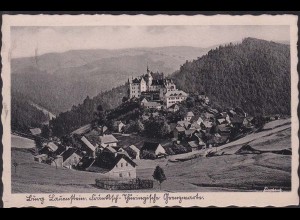 AK Lauenstein mit Burg 1939 (12643