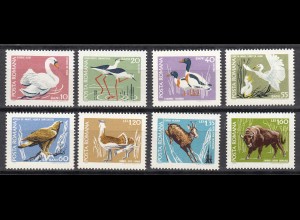 Rumänien-Romania 1968 Mi. 2724-31 postfr. Fauna Naturschutz Tiere (24668