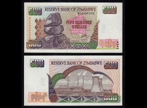 Simbabwe - Zimbabwe 500 Dollars 2004 Pick 11b UNC (1) (17898